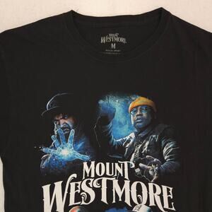 Mount Westmore Rap Graphic Short Sleeve Crew Neck Shirt Mens Size M Black